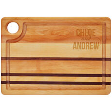 Modern Couple Integrity 14-inch Wood Cutting Board