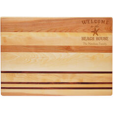 Beach House Horizon Large 20-inch Wood Cutting Board