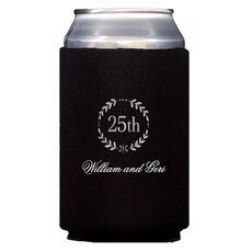 25th Wreath Collapsible Koozies