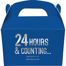 24 Hours and Counting Gable Favor Boxes