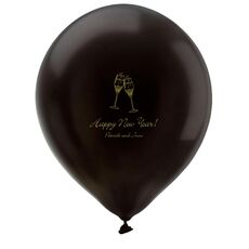 Champagne Crystal Toast Latex Balloons