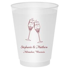 Champagne Crystal Toast Shatterproof Cups