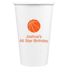 Basketball Paper Coffee Cups
