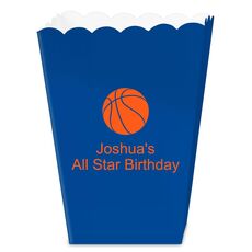 Basketball Mini Popcorn Boxes