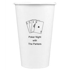 All Aces Paper Coffee Cups