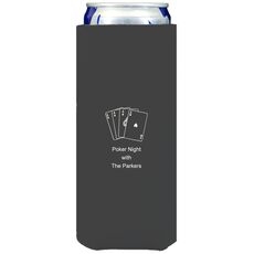 All Aces Collapsible Slim Koozies