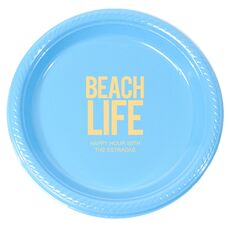 Beach Life Plastic Plates
