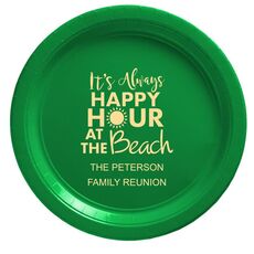 Happy Hour at the Beach Paper Plates