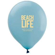 Beach Life Latex Balloons