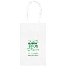 Happy Hour at the Beach Medium Twisted Handled Bags