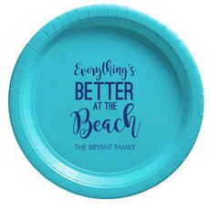 Better at the Beach Paper Plates
