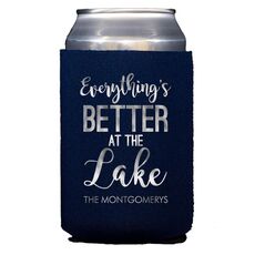 Better at the Lake Collapsible Koozies