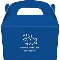 Happy Little Fish Gable Favor Boxes