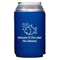 Happy Little Fish Collapsible Koozies