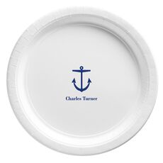 Nautical Anchor Paper Plates
