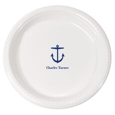 Nautical Anchor Plastic Plates