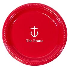 Nautical Anchor Plastic Plates