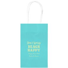 Don't Worry Beach Happy Medium Twisted Handled Bags