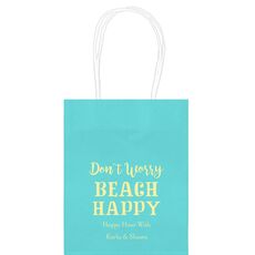 Don't Worry Beach Happy Mini Twisted Handled Bags
