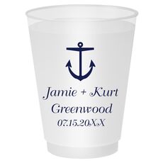 Nautical Anchor Shatterproof Cups