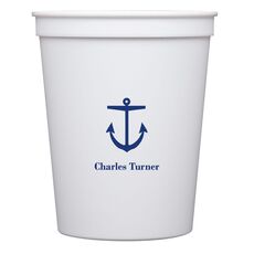 Nautical Anchor Stadium Cups