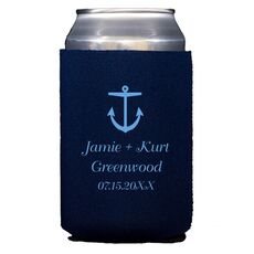 Nautical Anchor Collapsible Koozies