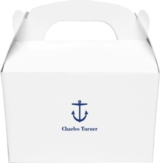 Nautical Anchor Gable Favor Boxes