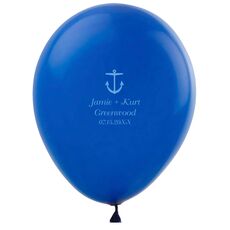 Nautical Anchor Latex Balloons