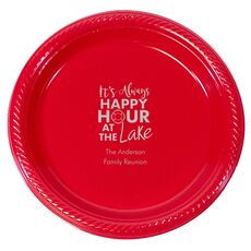 Happy Hour at the Lake Plastic Plates