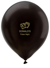 Roll the Dice Latex Balloons