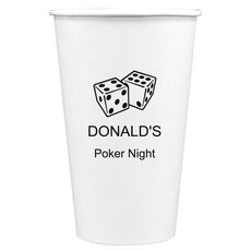 Roll the Dice Paper Coffee Cups
