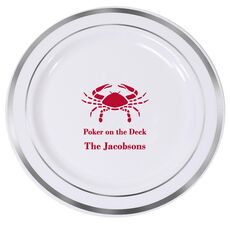 Seafood Boil Premium Banded Plastic Plates
