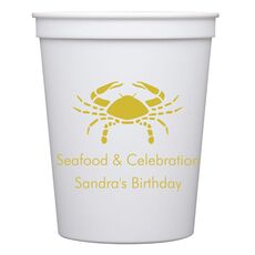 Seafood Boil Stadium Cups