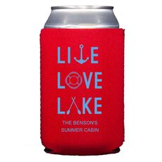 Live, Love, Lake Collapsible Koozies