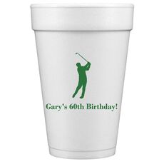Golf Day Styrofoam Cups