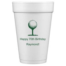 Golf Tee Styrofoam Cups