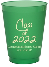 Fun Class of 2023 Colored Shatterproof Cups