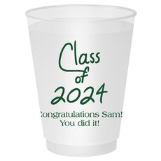 Fun Class of 2024 Shatterproof Cups