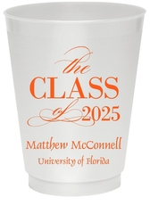 Classic Class of Graduation Colored Shatterproof Cups