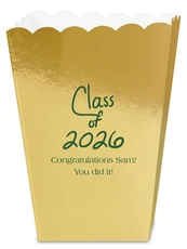Fun Class of Calligraphy Mini Popcorn Boxes