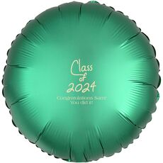 Fun Class of 2024 Mylar Balloons