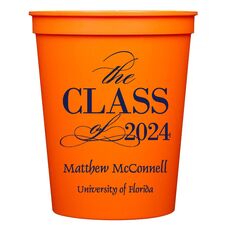 Classic Class of Graduation Stadium Cups