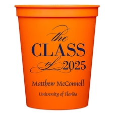 Classic Class of Graduation Stadium Cups