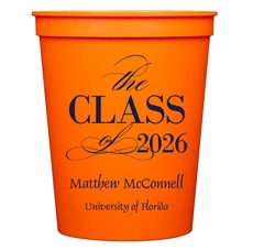 Classic Class of Graduation Stadium Cups