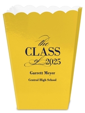 Classic Class of Graduation Mini Popcorn Boxes