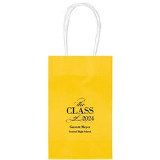 Classic Class of Graduation Medium Twisted Handled Bags