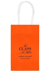 Classic Class of Graduation Medium Twisted Handled Bags