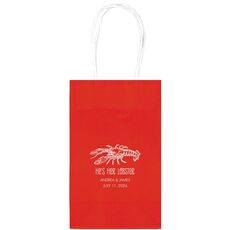 He's Her Lobster Medium Twisted Handled Bags
