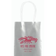 He's Her Lobster Mini Twisted Handled Bags