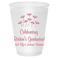 Hat Toss Graduation Shatterproof Cups